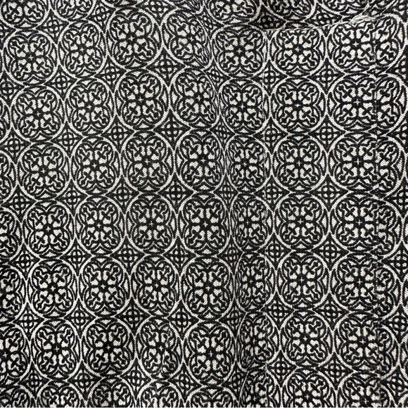 H&M women’s summer dress size extra large XL sleeveless white black geometric - Picture 4 of 13